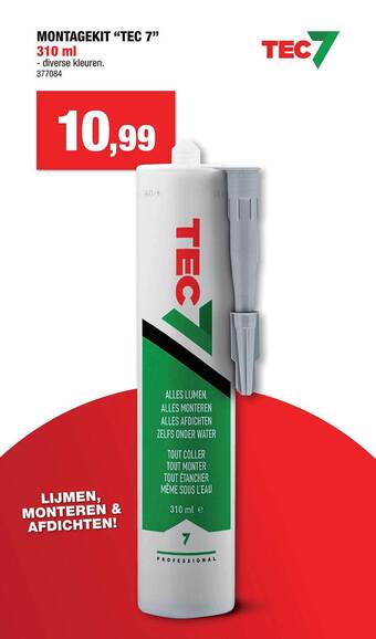 Hubo Montagekit tec 7 aanbieding