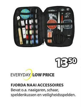 Jysk Fjorda naai accessoires aanbieding