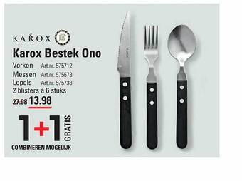 Sligro Karox bestek ono aanbieding
