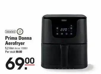 Sligro Prima donna aerofryer aanbieding