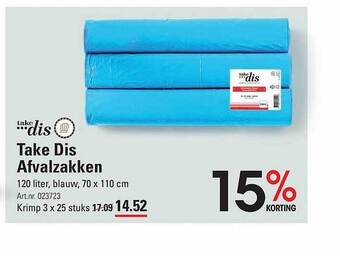 Sligro Take dis afvalzakken aanbieding