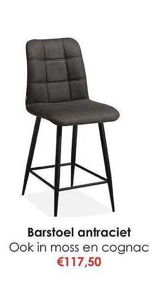 Krea Barstoel antraciet aanbieding