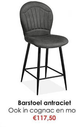 Krea Barstoel antraciet aanbieding