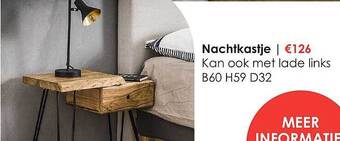 Krea Nachtkastje aanbieding