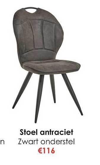 Krea Stoel antraciet aanbieding