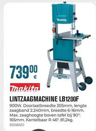 Meno Pro Makita lintzaagmachine aanbieding