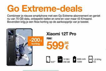 Orange Xiaomi 12t pro aanbieding