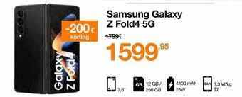 Orange Samsung galaxy z fold4 5g aanbieding