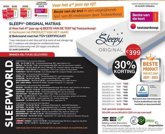 Sleepy original matras
