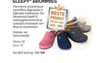 Sleepworld Sleepy brommies aanbieding