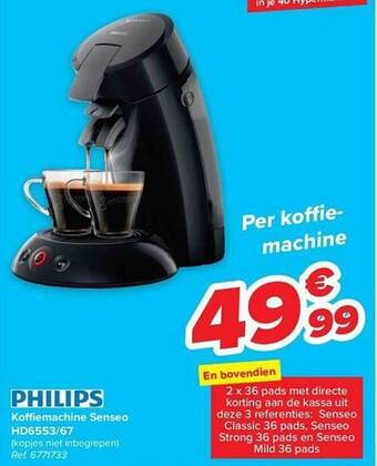 Philips koffiemachine senseo