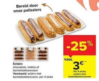 Carrefour Market Eclairs aanbieding