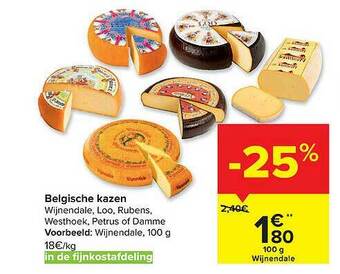 Carrefour Market Belgische Kazen aanbieding