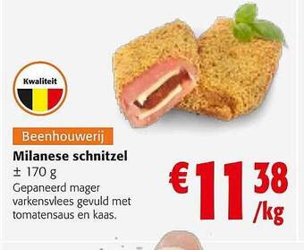Colruyt Milanese schnitzel aanbieding