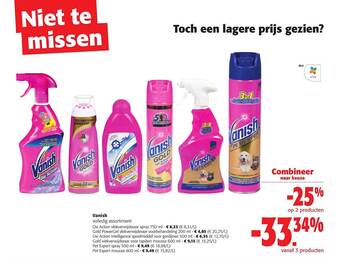 Colruyt Vanish aanbieding