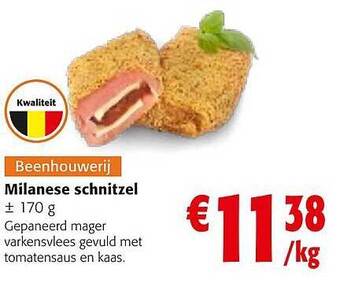 Colruyt Milanese schnitzel aanbieding