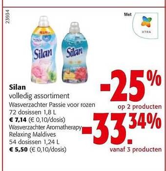 Colruyt Silan wasverzachter aanbieding