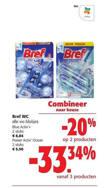 Colruyt Bref wc wcblokjes aanbieding