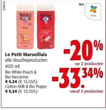 Colruyt Le petit marseillais doucheproducten aanbieding