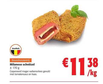 Colruyt Milanese schnitzel aanbieding