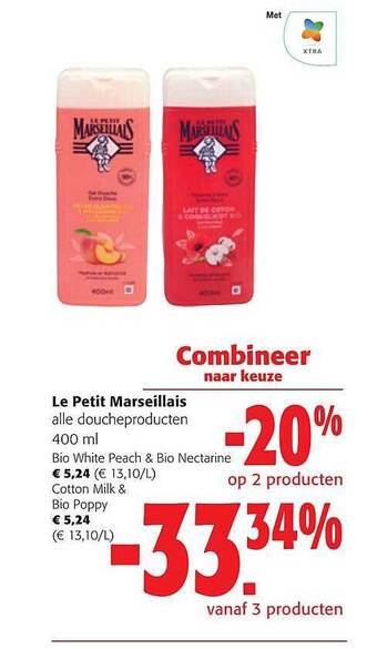 Le petit marseillais doucheproducten