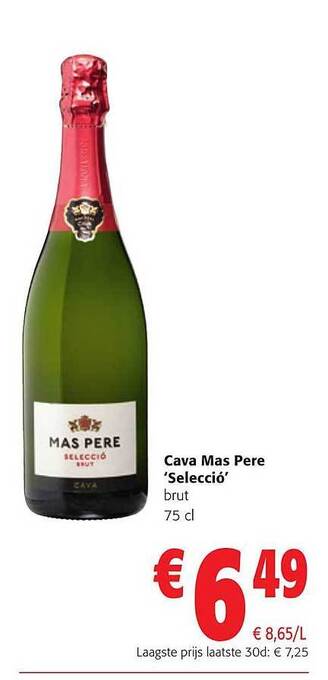 Colruyt Cava mas pere selecció aanbieding