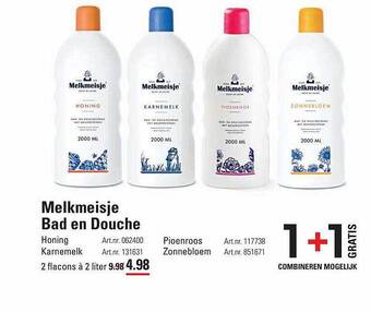 Sligro Melkmeisje bad en douche aanbieding