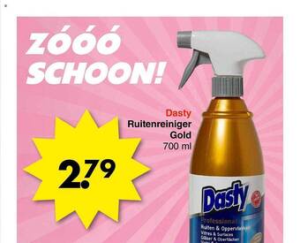 Wibra Dasty ruitenreiniger gold aanbieding