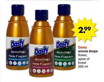 Wibra Dasty aroma drops aanbieding