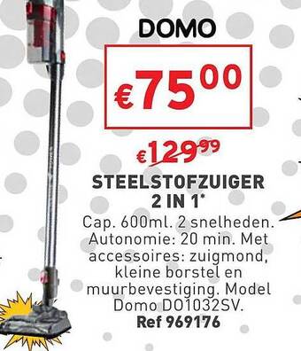 Trafic Steelstofzuiger 2 in 1 aanbieding