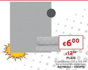 Trafic Plaid aanbieding
