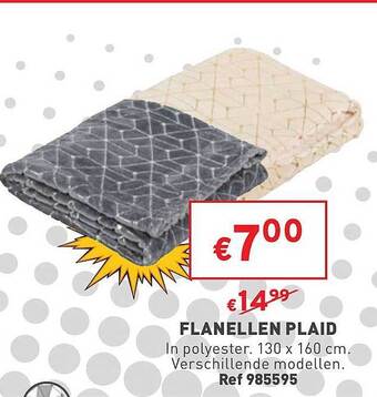 Trafic Flanellen plaid aanbieding