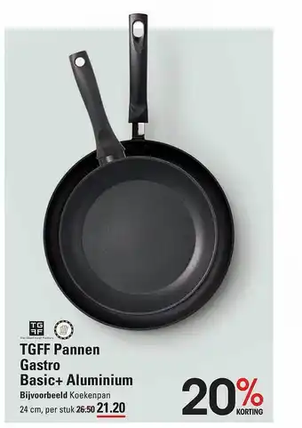 Sligro Tgff pannen gastro basic+ aluminium aanbieding