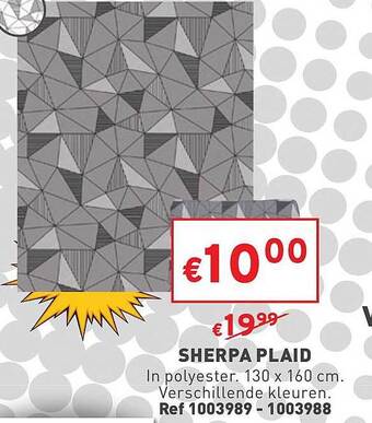 Sherpa plaid