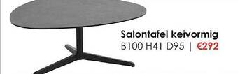 Krea Salontafel keivormig aanbieding