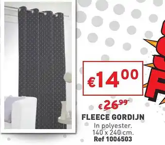 Trafic Fleece gordijn aanbieding
