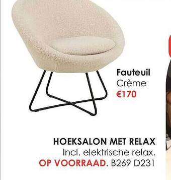 Krea Fauteuil aanbieding