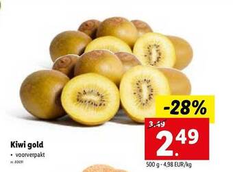 Lidl Kiwi gold aanbieding