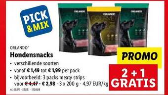 Lidl Orlando hondensnacks aanbieding