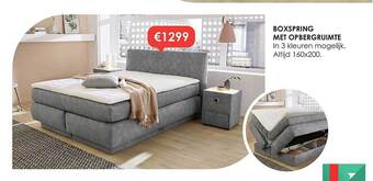 Boxspring met opbergruimte