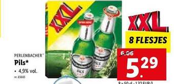 Lidl Perlenbacher pils aanbieding