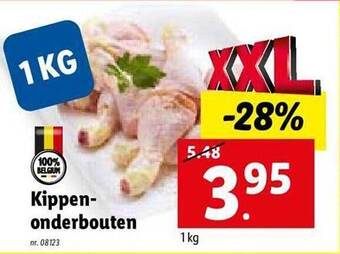 Lidl Kippenonderbouten aanbieding