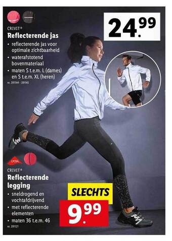 Crivit reflecterende legging