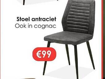 Krea Stoel antraciet aanbieding