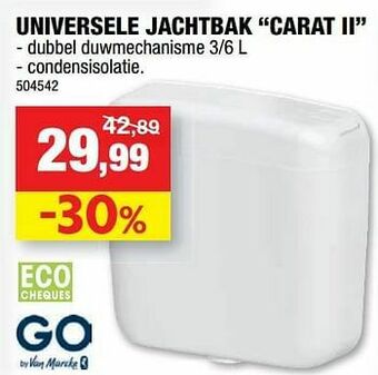 Hubo Universele jachtbak carat ii aanbieding