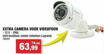 Hubo Legrand extra camera voor videofoon aanbieding