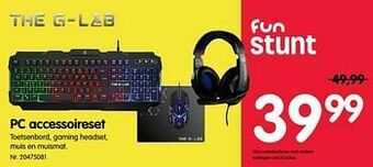 The g-lab pc accessoireset