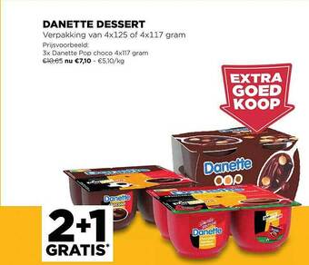Danette Dessert 2+1 Gratis
