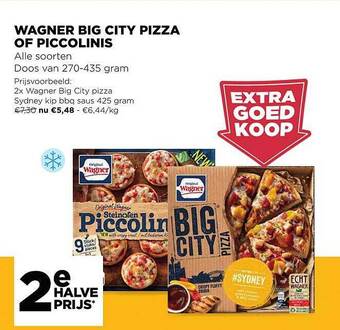Jumbo Wagner Big City Pizza Of Piccolinis aanbieding