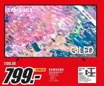 MediaMarkt Samsung QE65Q64BAUXXN QLED 4K TV aanbieding